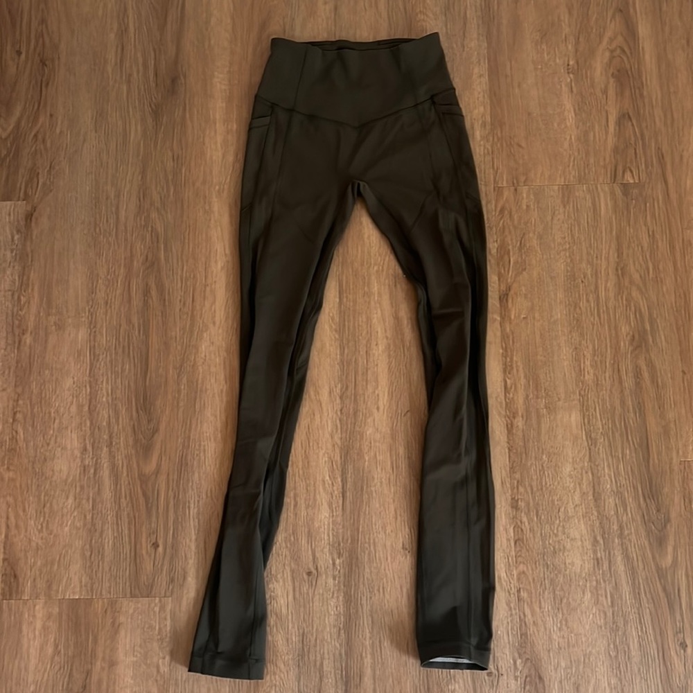 Lululemon Army Green Leggings